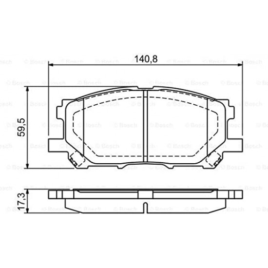 TOYOTA LEXUS DISC PADS